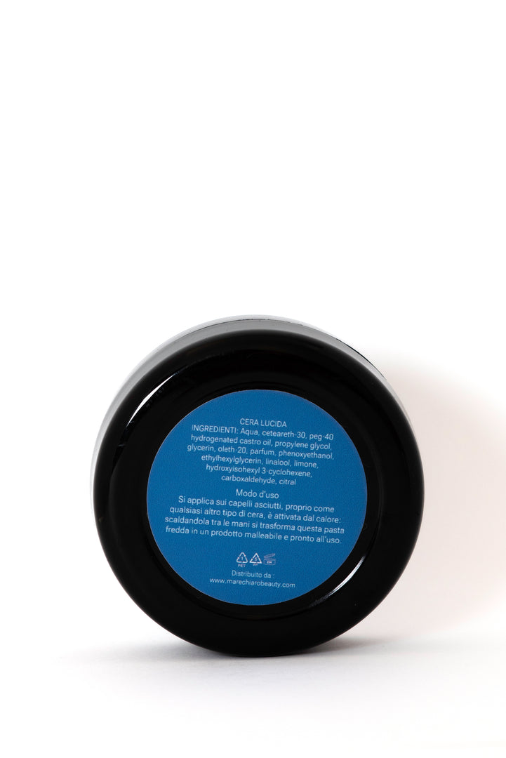 Cera Lucida per Capelli – Fissaggio Forte + Effetto Brillante 100ml | A Base d’Acqua