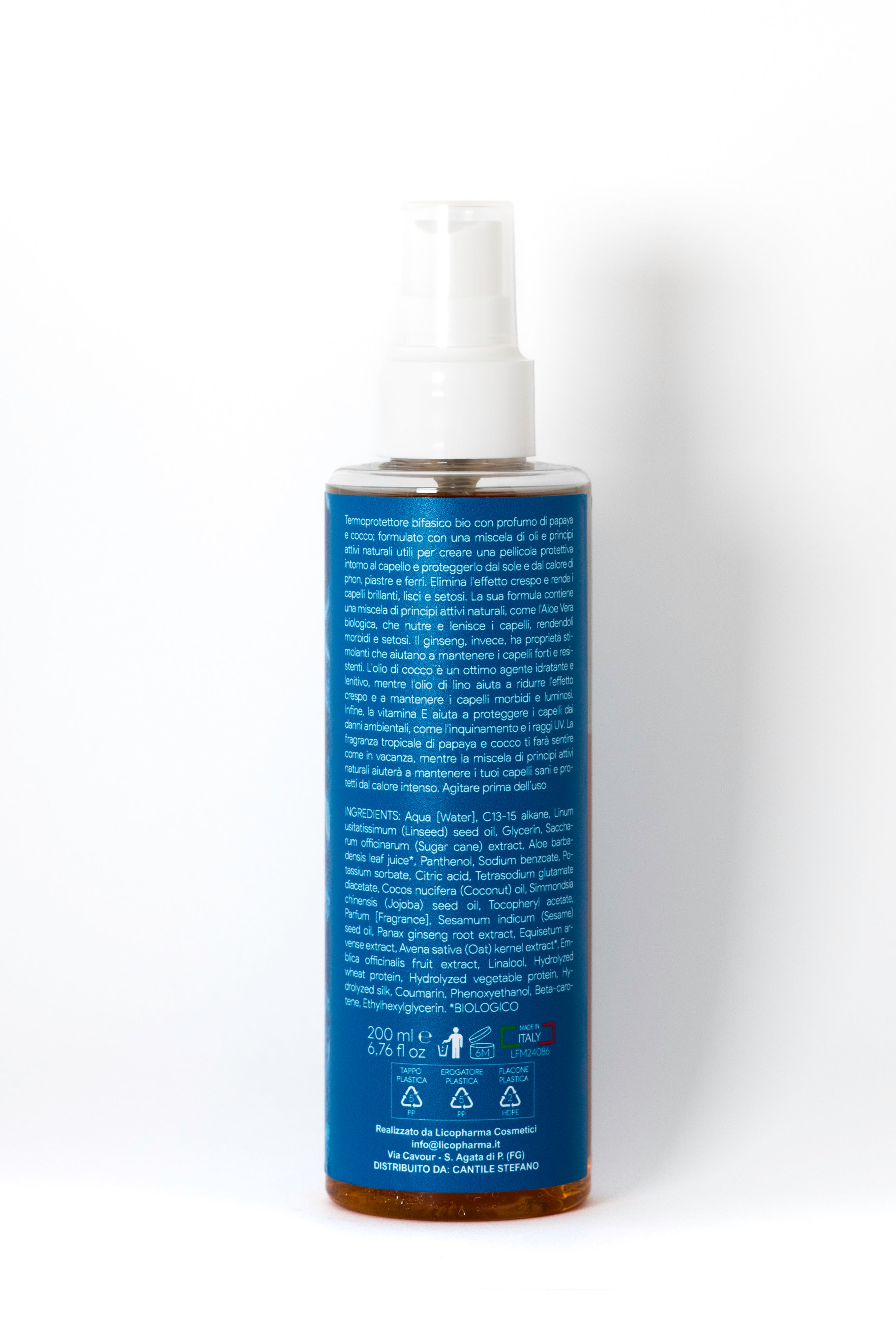 Olio Bifasico Spray Termo-Protettore – Protezione Termica & Anti-Crespo | 150ml