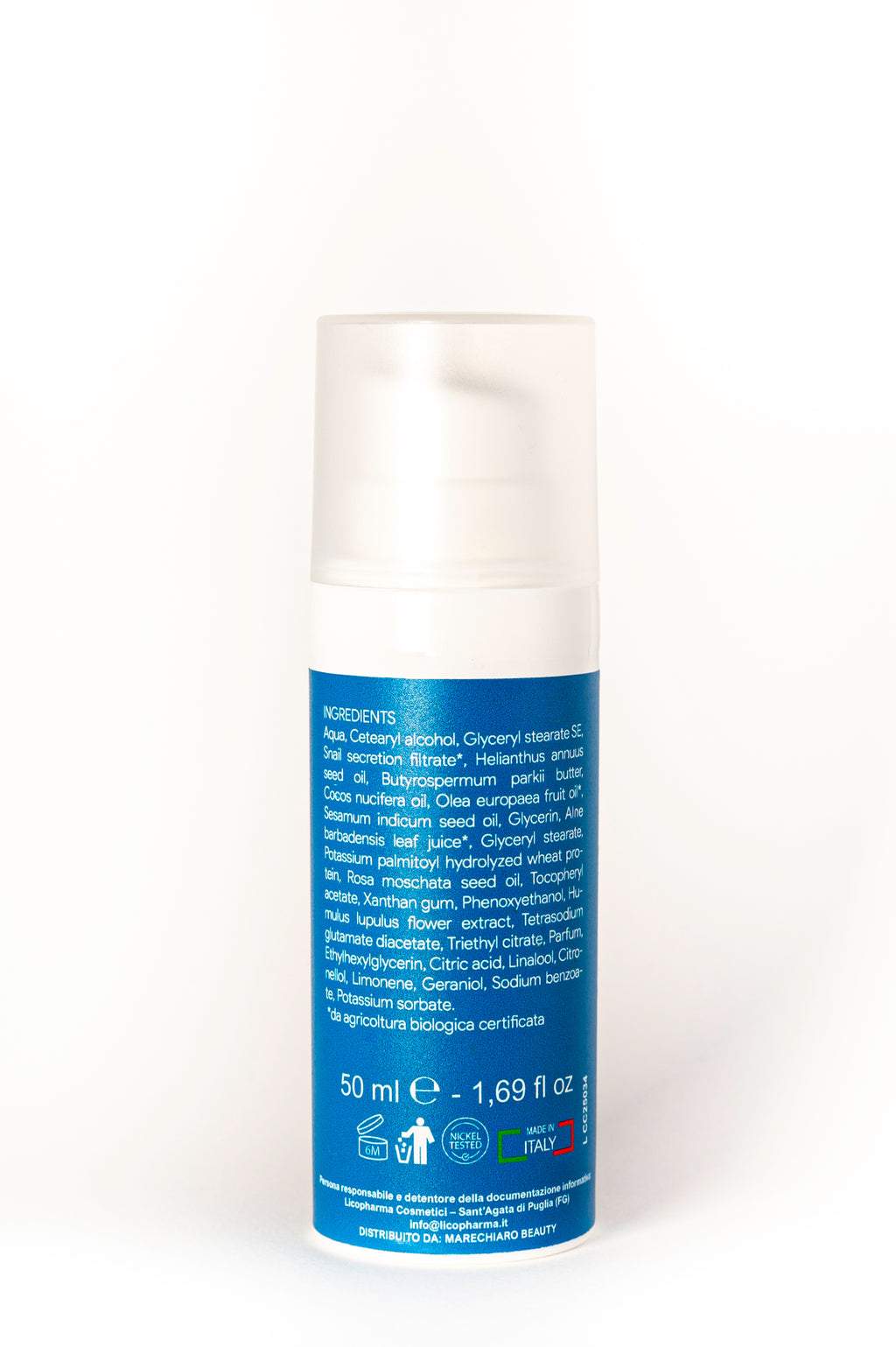 Crema Viso Illuminante – Bava di Lumaca & Aloe Vera | 50ml
