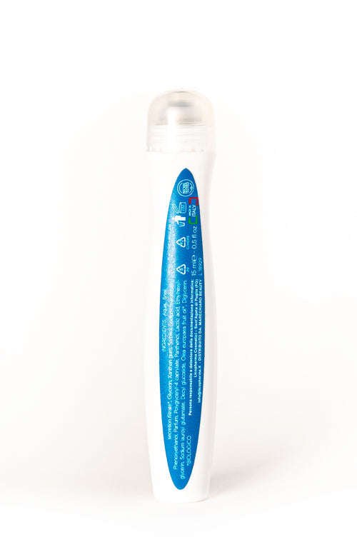 Siero Viso Stick – Acido Ialuronico & Sfera di Acciaio | 15ml